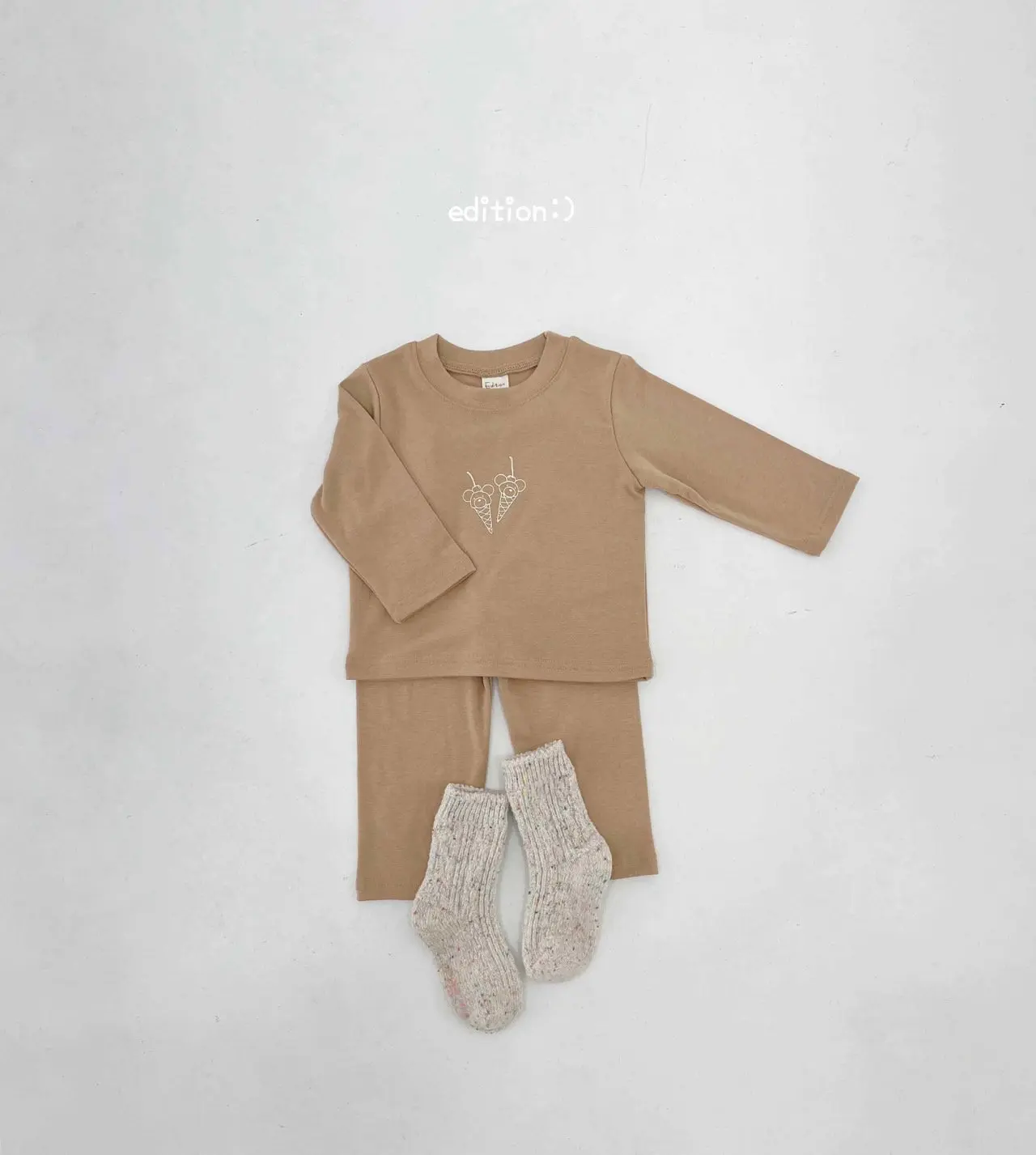 Edition - Korean Children Fashion - #minifashionista - Cherry Bear Heat Set - 3