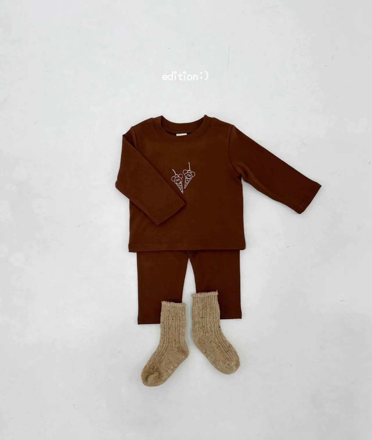 Edition - Korean Children Fashion - #todddlerfashion - Cherry Bear Heat Set - 5