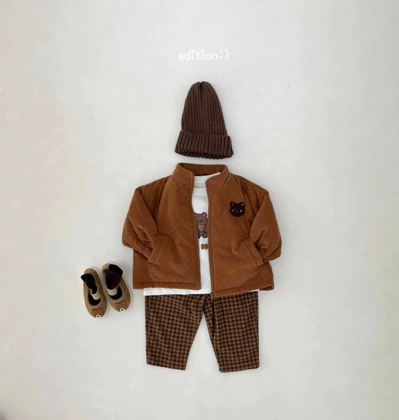 Edition - Korean Children Fashion - #toddlerclothing - Rib Padding Jacket - 12