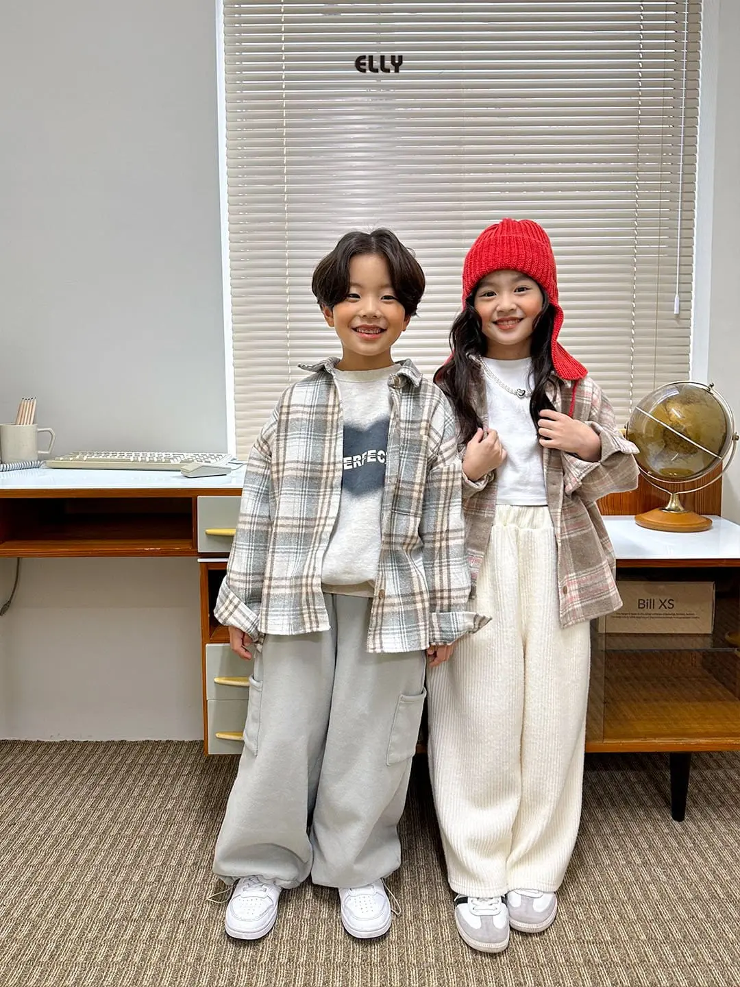 Ellymolly - Korean Children Fashion - #Kfashion4kids - W Box Check Shirt - 10
