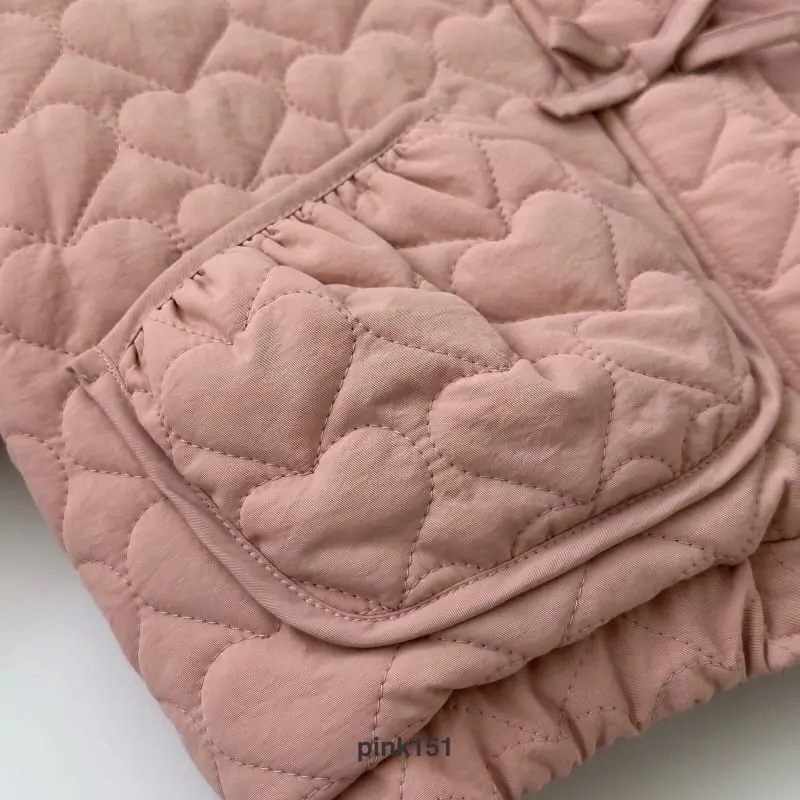 Ellymolly - Korean Children Fashion - #Kfashion4kids - Ribbon Heart Padding - 7