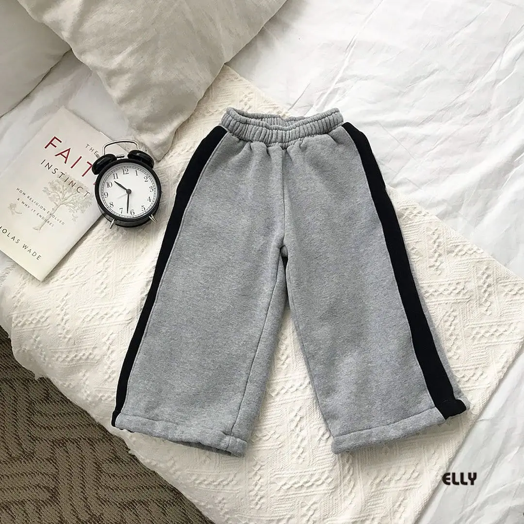 Ellymolly - Korean Children Fashion - #childofig - Arc Color Wide Leg Pants