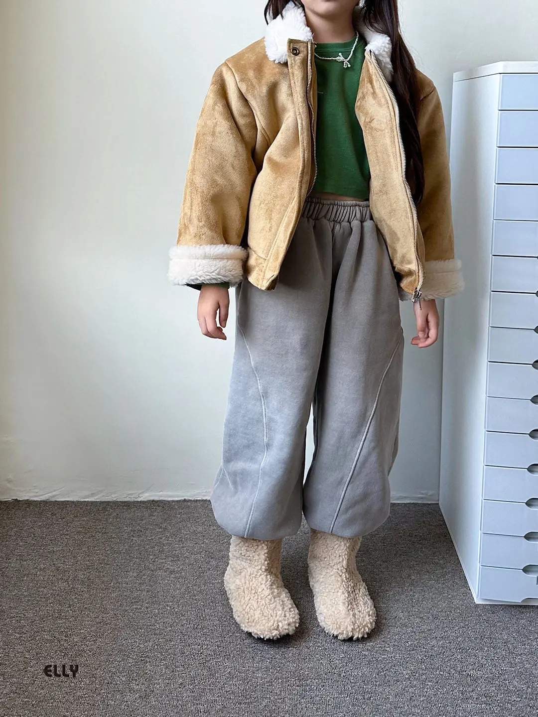 Ellymolly - Korean Children Fashion - #childrensboutique - London Mustang Jacket - 12