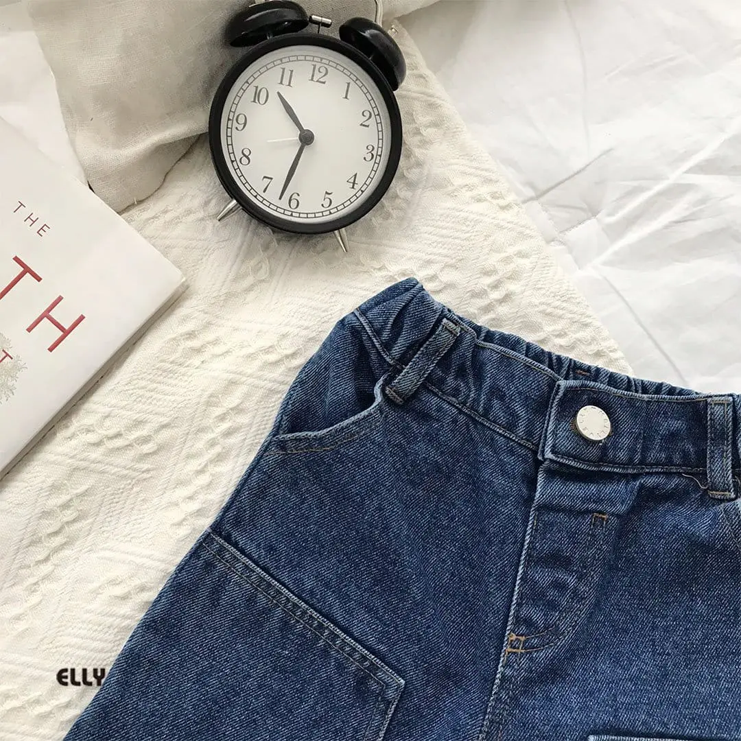Ellymolly - Korean Children Fashion - #discoveringself - Cow Denim Pants