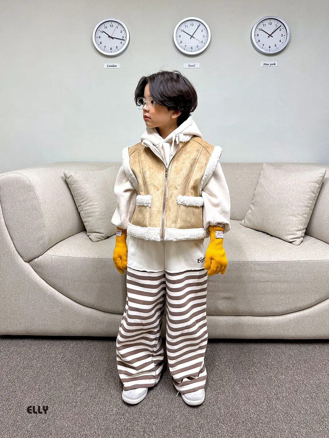 Ellymolly - Korean Children Fashion - #fashionkids - Eli Mustang Vest - 12