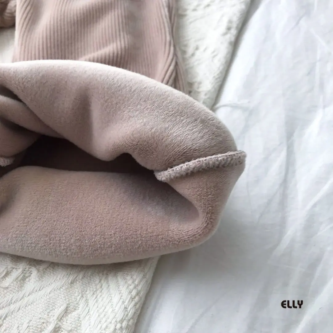 Ellymolly - Korean Children Fashion - #fashionkids - Mink Boots Cut Pants - 4