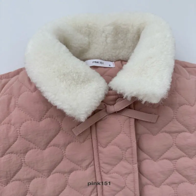 Ellymolly - Korean Children Fashion - #fashionkids - Ribbon Heart Padding - 4