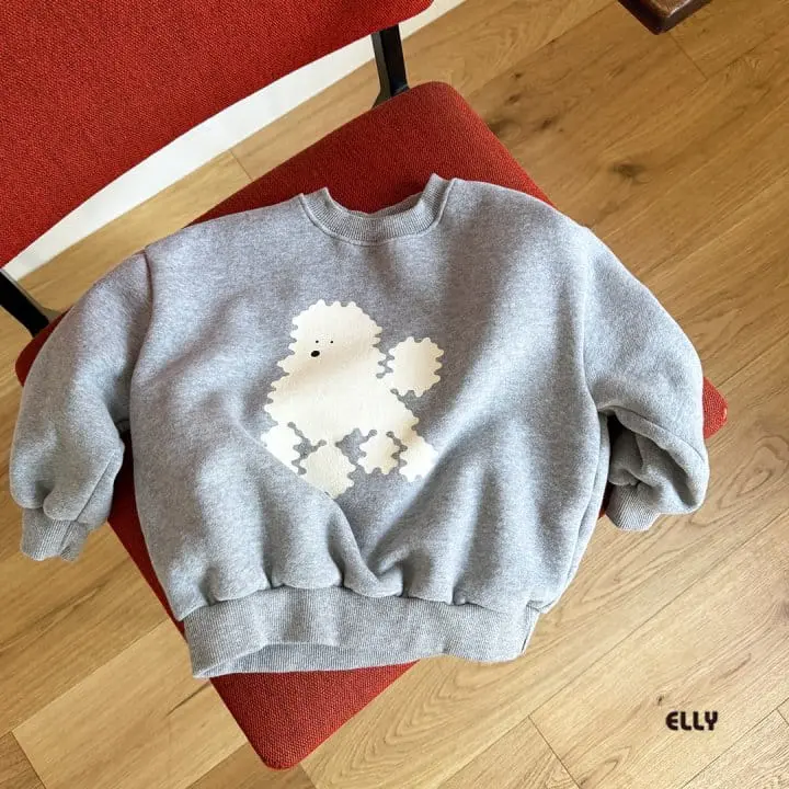 Ellymolly - Korean Children Fashion - #kidsstore - Poodle Sweatshirt - 2