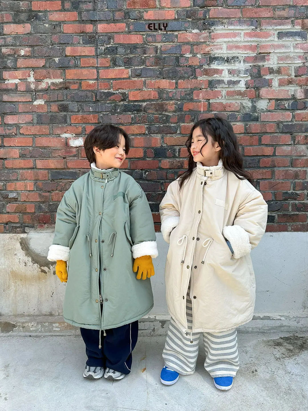 Ellymolly - Korean Children Fashion - #kidzfashiontrend - Two Over Long Jumper - 2