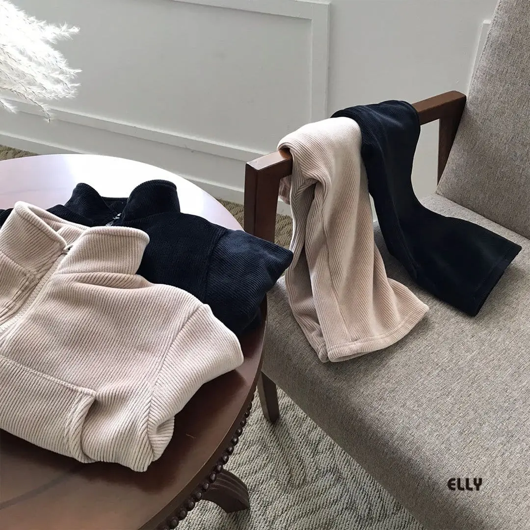 Ellymolly - Korean Children Fashion - #kidzfashiontrend - Mink Boots Cut Pants - 6