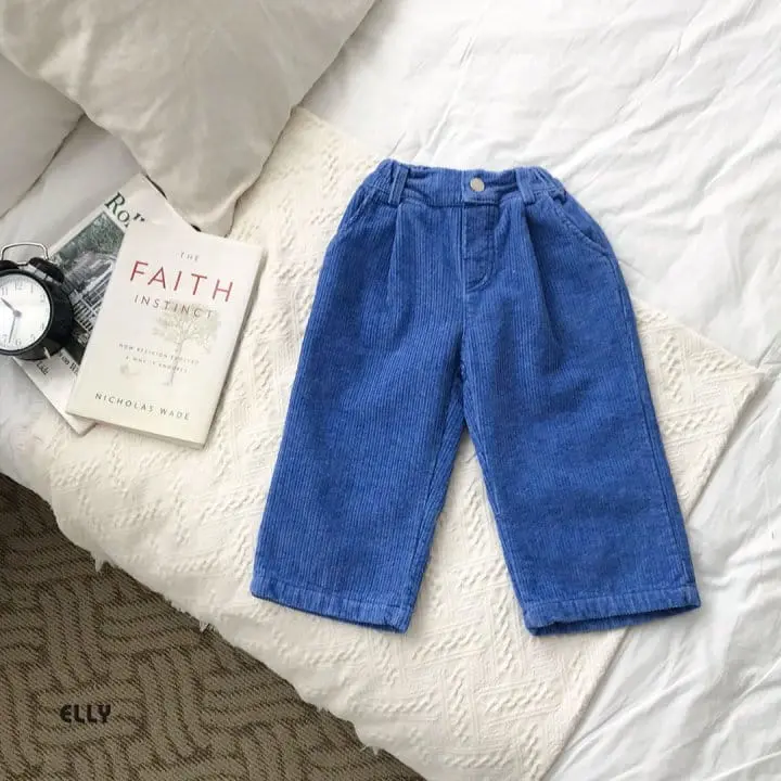 Ellymolly - Korean Children Fashion - #kidsstore - Pig Rib Abeng Pants - 4