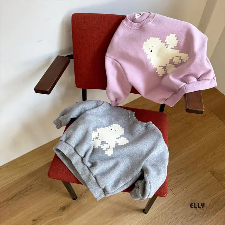 Ellymolly - Korean Children Fashion - #littlefashionista - Poodle Sweatshirt - 5