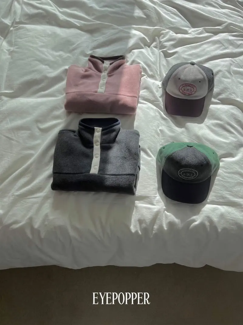 Eyepopper - Korean Children Fashion - #todddlerfashion - Sanp Half Zip-up - 7