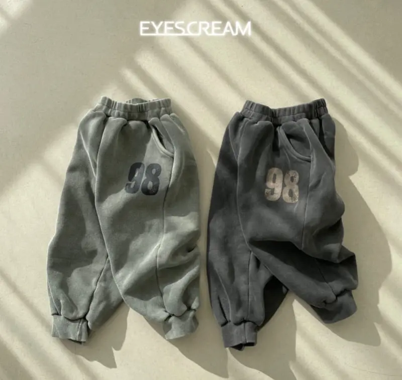 Eyescream - Korean Children Fashion - #kidsshorts - Number Pig Jogger Pants