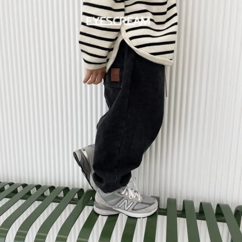 Eyescream - Korean Children Fashion - #toddlerclothing - Balloon Blackblue Pants - 7