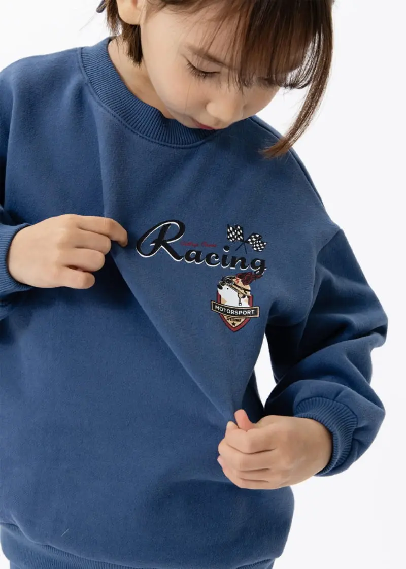 Fashion King - Korean Children Fashion - #Kfashion4kids - Turtleneck Lacing Top Bottom Set - 11