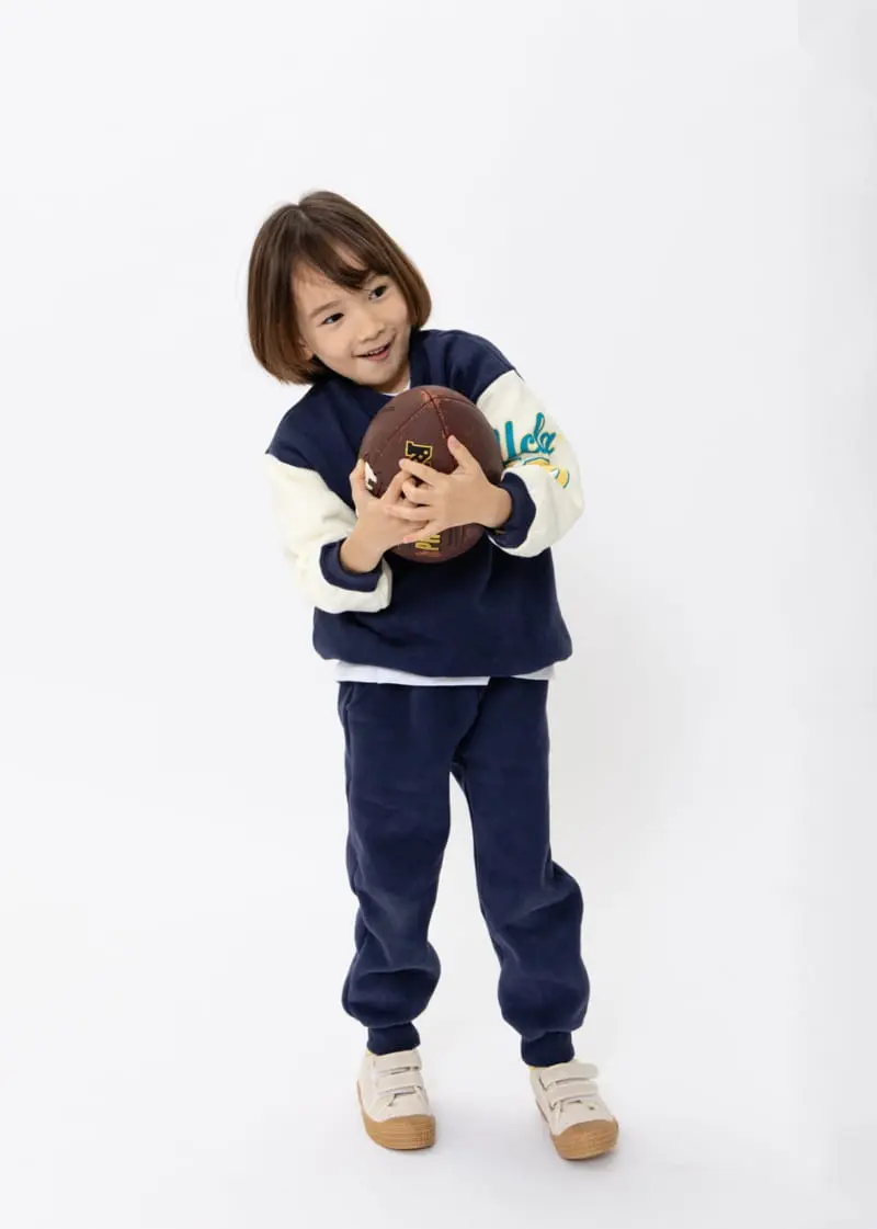 Fashion King - Korean Children Fashion - #Kfashion4kids - UCLA Top Bottom Set - 8