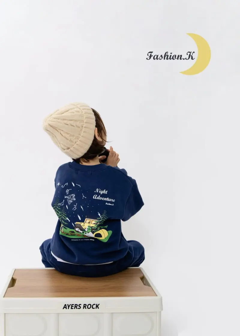 Fashion King - Korean Children Fashion - #childofig - Turtleneck Constellation Top Bottom Set