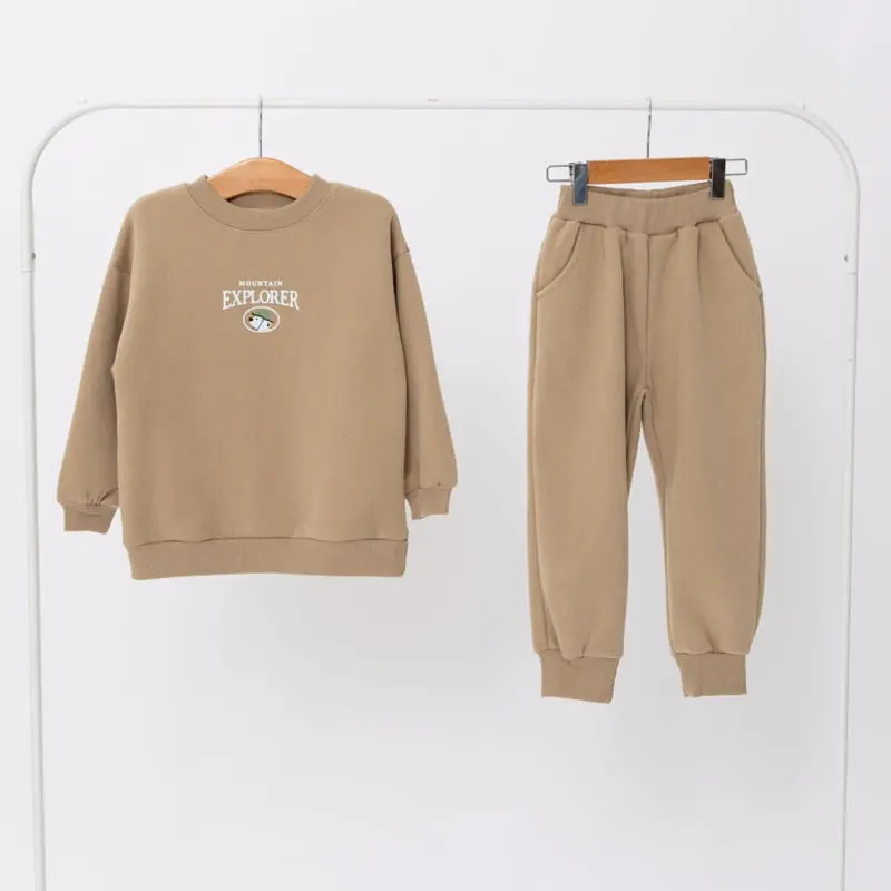 Fashion King - Korean Children Fashion - #childofig - Mountain Bear Top Bottom Set - 12