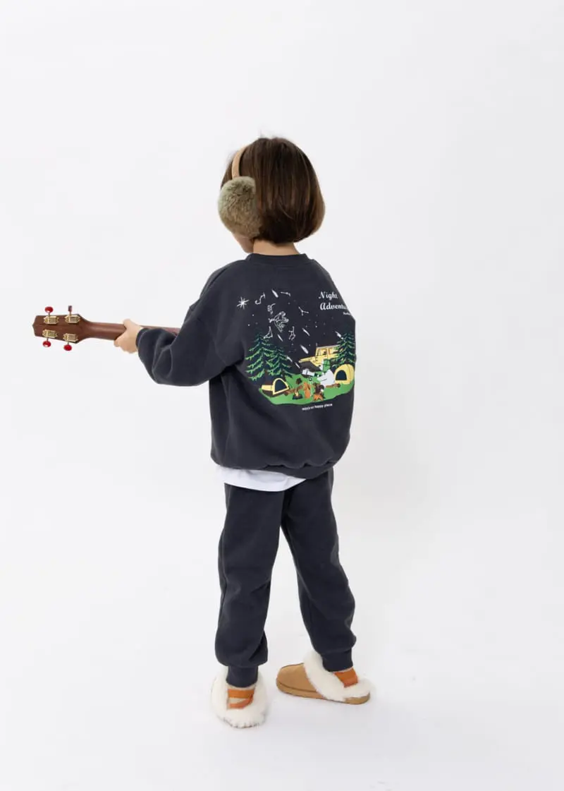 Fashion King - Korean Children Fashion - #designkidswear - Turtleneck Constellation Top Bottom Set - 4