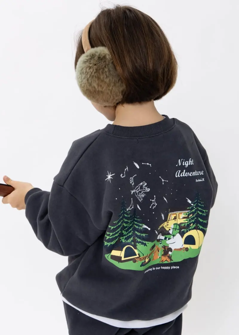 Fashion King - Korean Children Fashion - #fashionkids - Turtleneck Constellation Top Bottom Set - 5