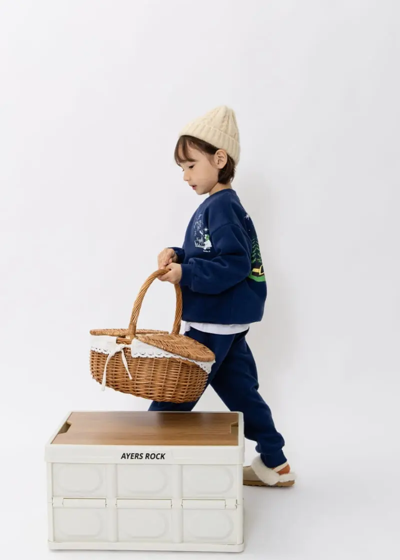 Fashion King - Korean Children Fashion - #kidsstore - Turtleneck Constellation Top Bottom Set - 7