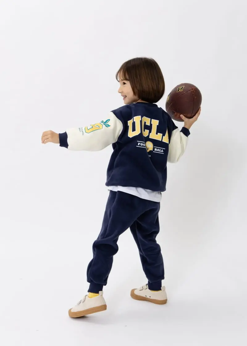 Fashion King - Korean Children Fashion - #kidsstore - UCLA Top Bottom Set - 6