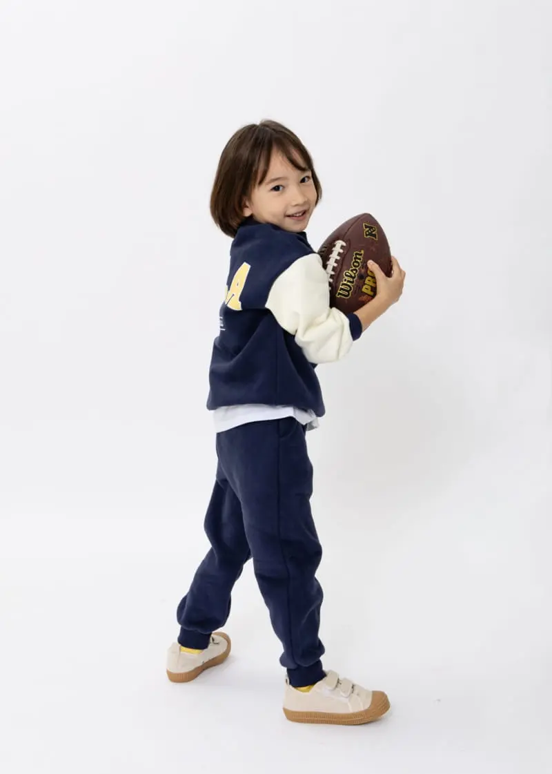 Fashion King - Korean Children Fashion - #kidzfashiontrend - UCLA Top Bottom Set - 7