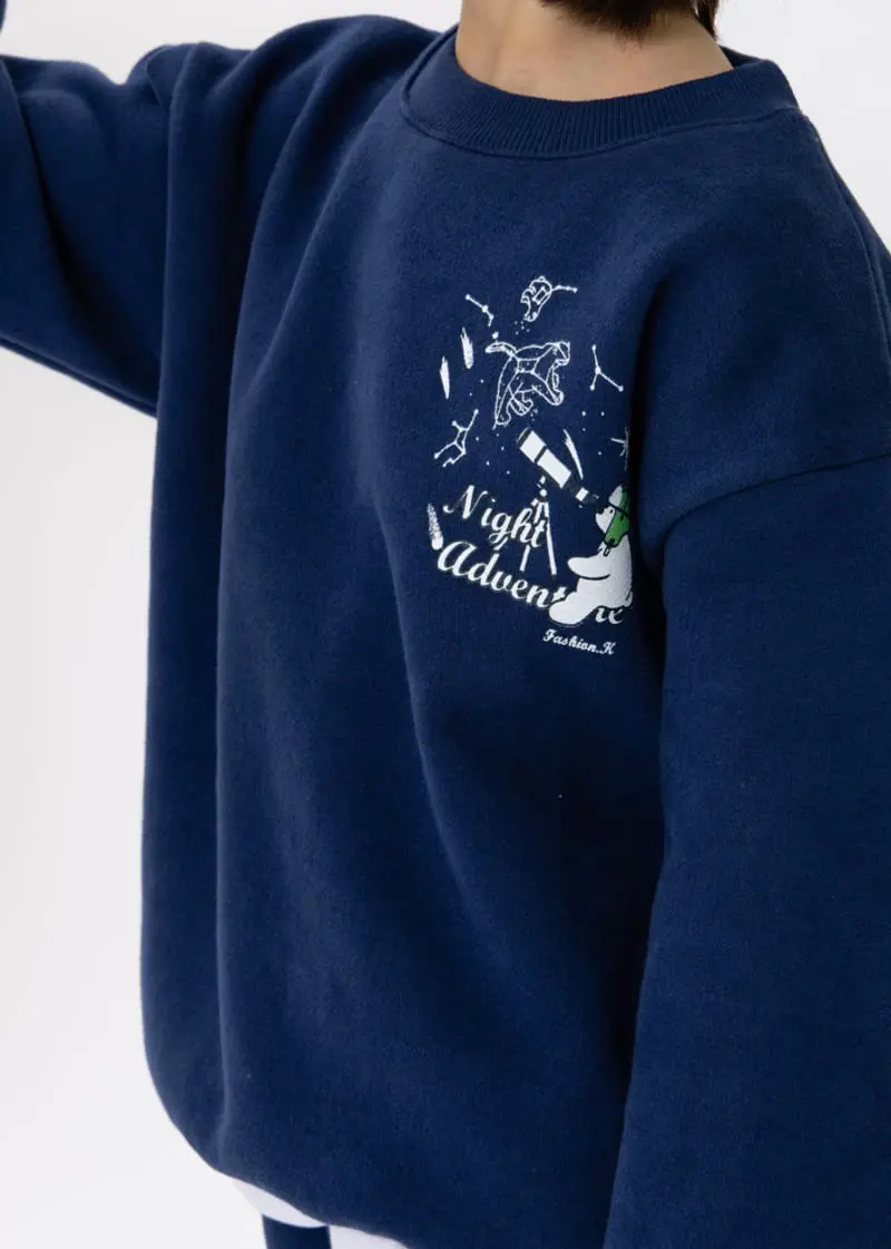 Fashion King - Korean Children Fashion - #littlefashionista - Turtleneck Constellation Top Bottom Set - 10