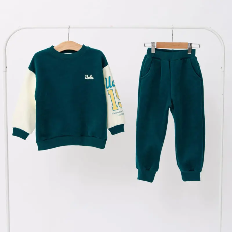 Fashion King - Korean Children Fashion - #magicofchildhood - UCLA Top Bottom Set - 10