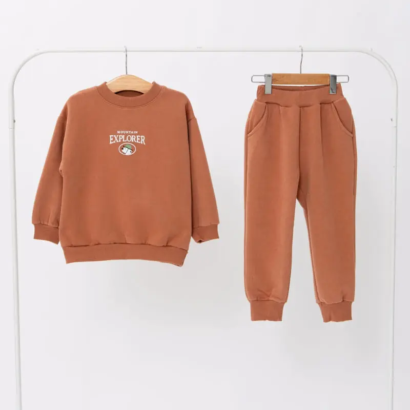 Fashion King - Korean Children Fashion - #magicofchildhood - Mountain Bear Top Bottom Set - 9