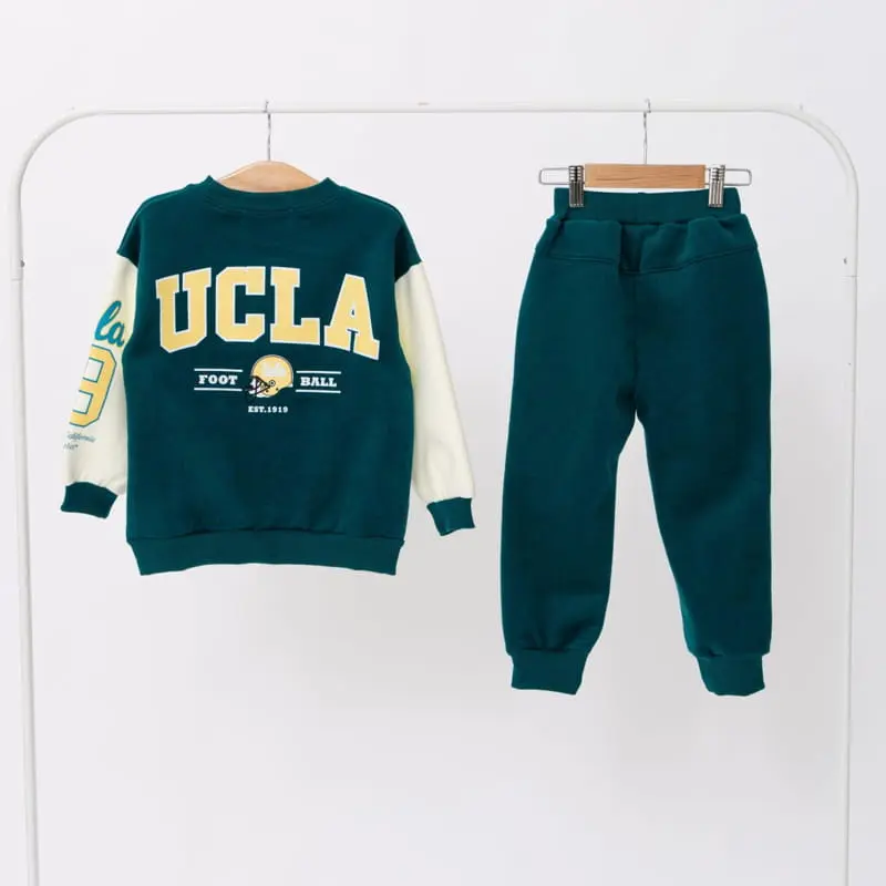 Fashion King - Korean Children Fashion - #minifashionista - UCLA Top Bottom Set - 11