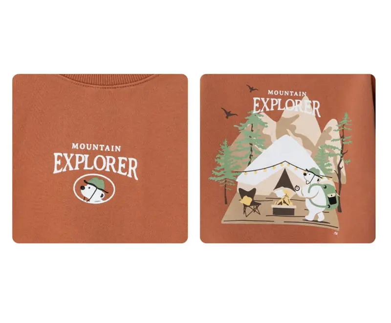 Fashion King - Korean Children Fashion - #prettylittlegirls - Mountain Bear Top Bottom Set - 11