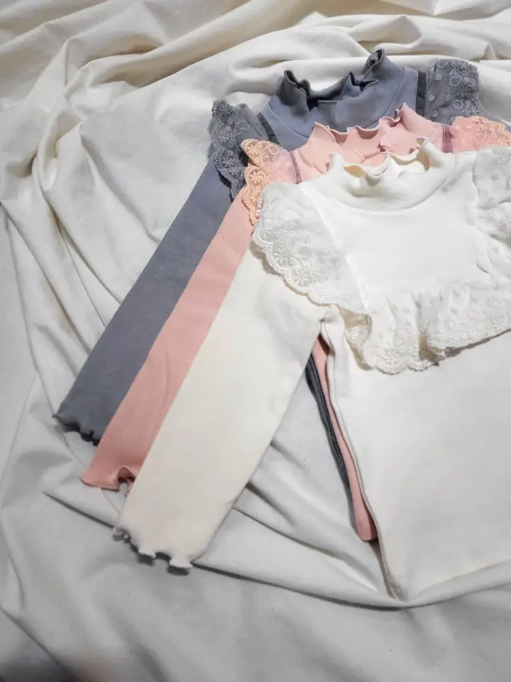 Flower J - Korean Baby Fashion - #babyfever - Mischa Lace Tee - 5