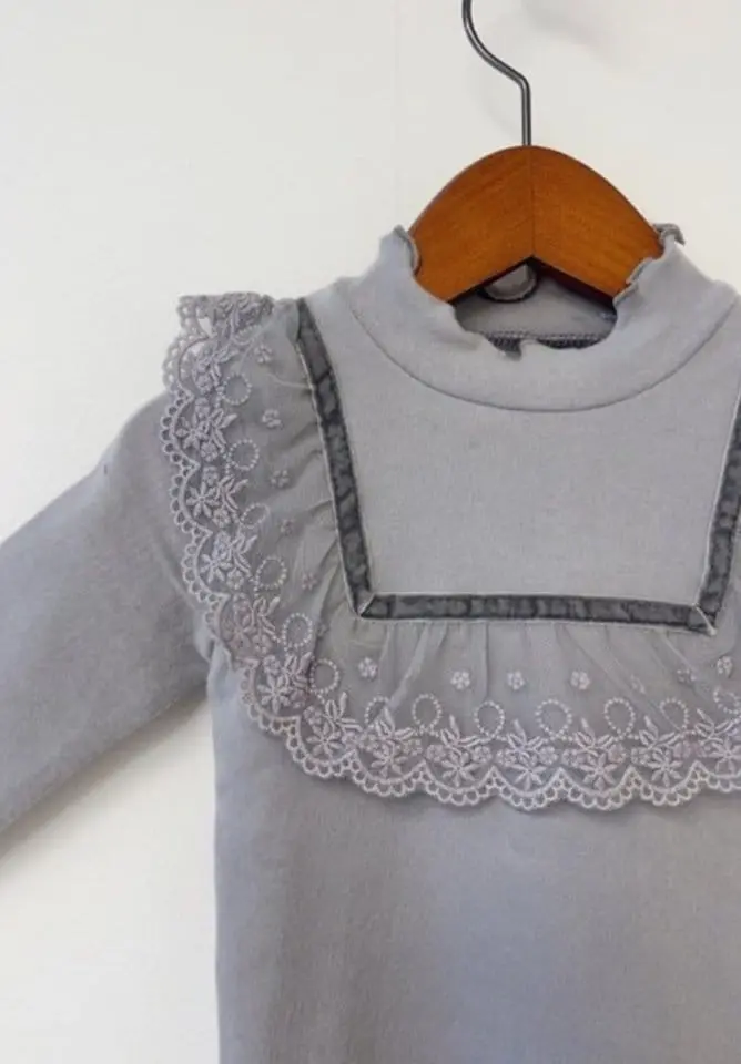 Flower J - Korean Baby Fashion - #babylifestyle - Mischa Lace Tee - 7