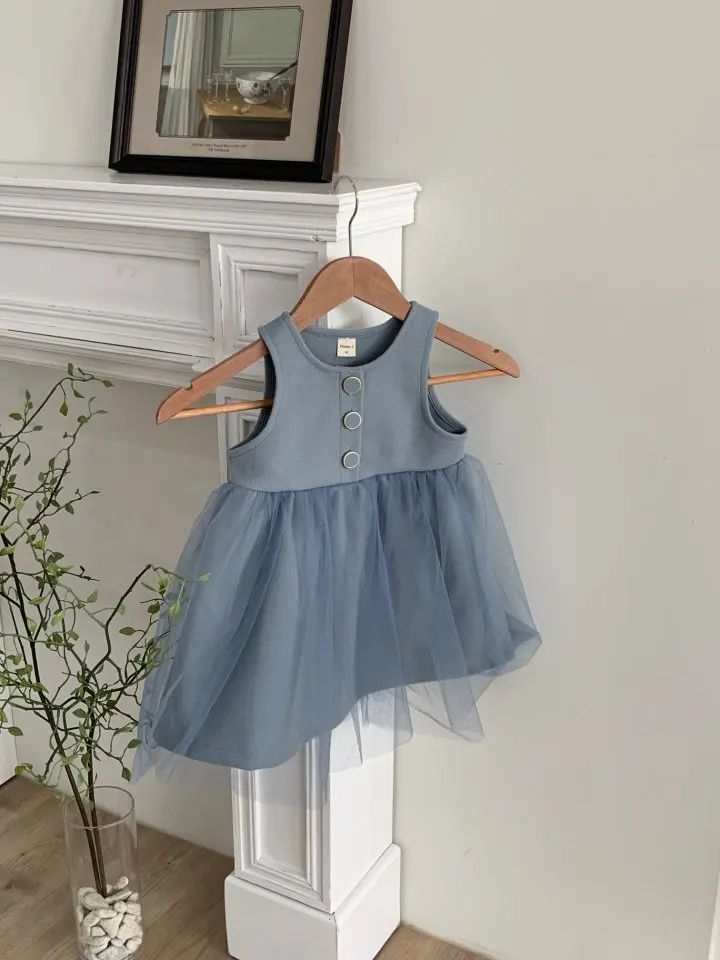Flower J - Korean Children Fashion - #designkidswear - Gold  Ring One-piece