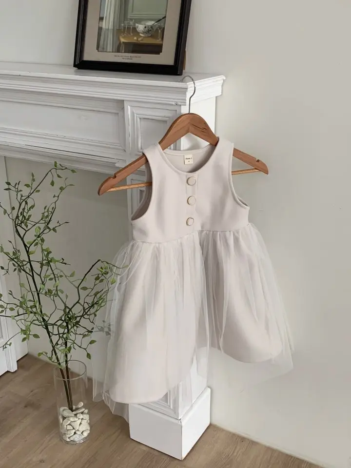 Flower J - Korean Children Fashion - #discoveringself - Gold  Ring One-piece - 2
