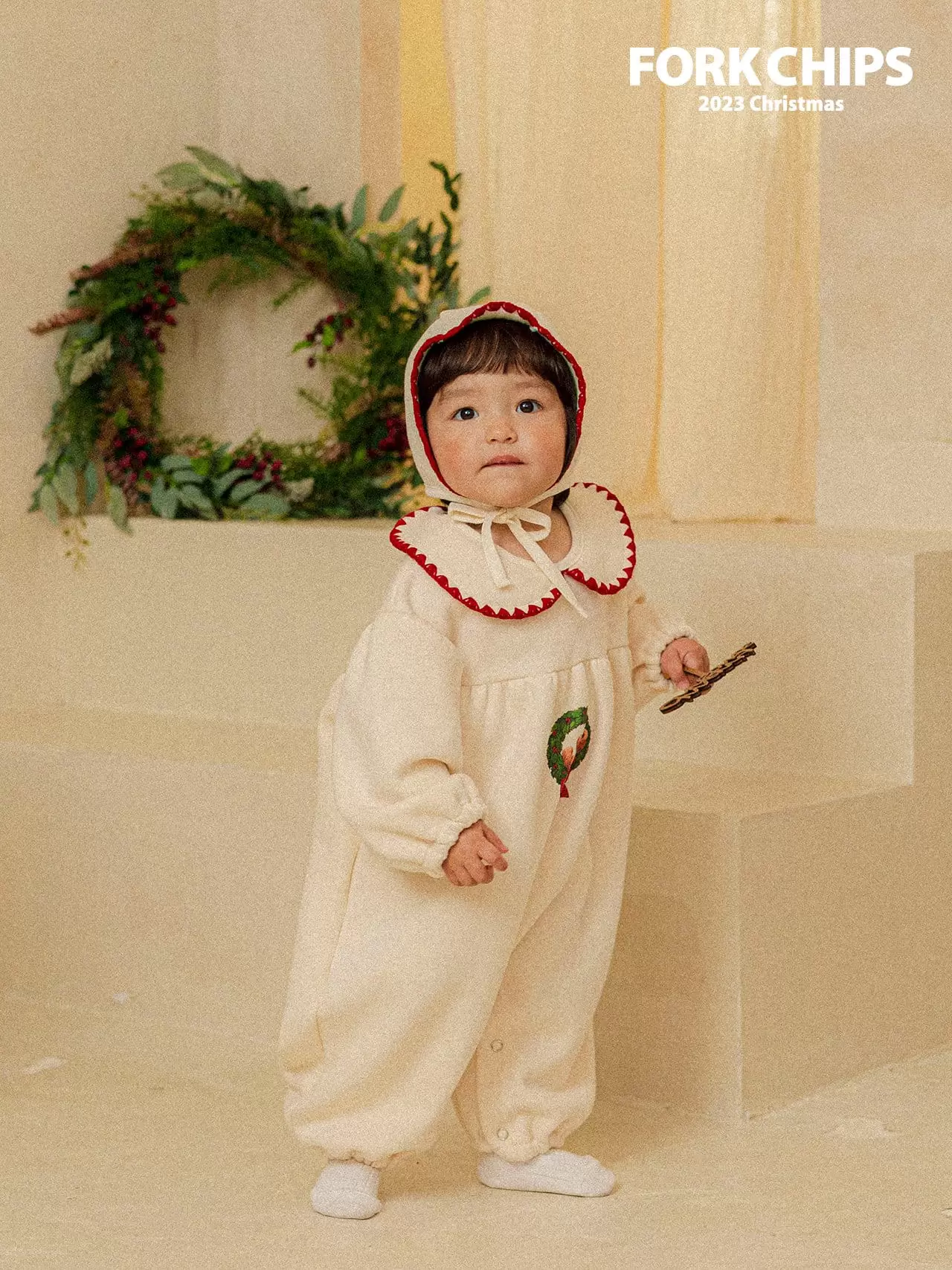 Fork Chips - Korean Baby Fashion - #babyclothing - Tree Bonnet - 10