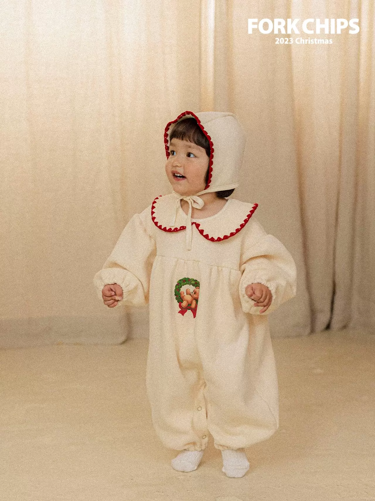 Fork Chips - Korean Baby Fashion - #babyfashion - Tree Bear Body Suit - 10