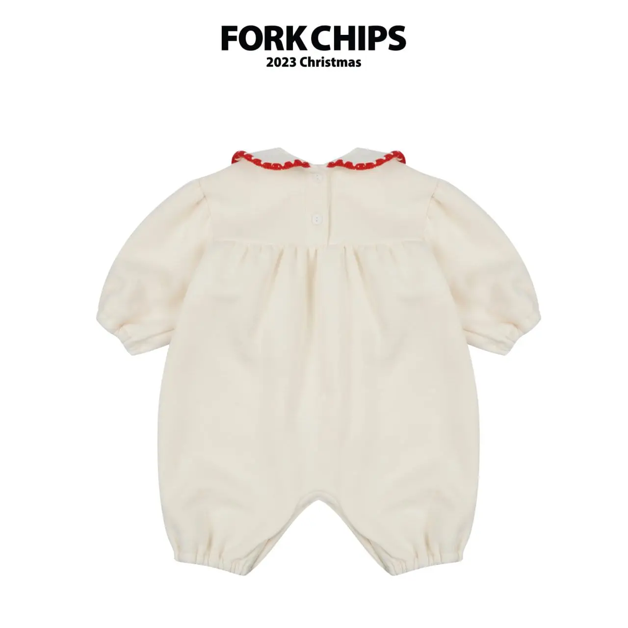 Fork Chips - Korean Baby Fashion - #babyoutfit - Tree Bear Body Suit
