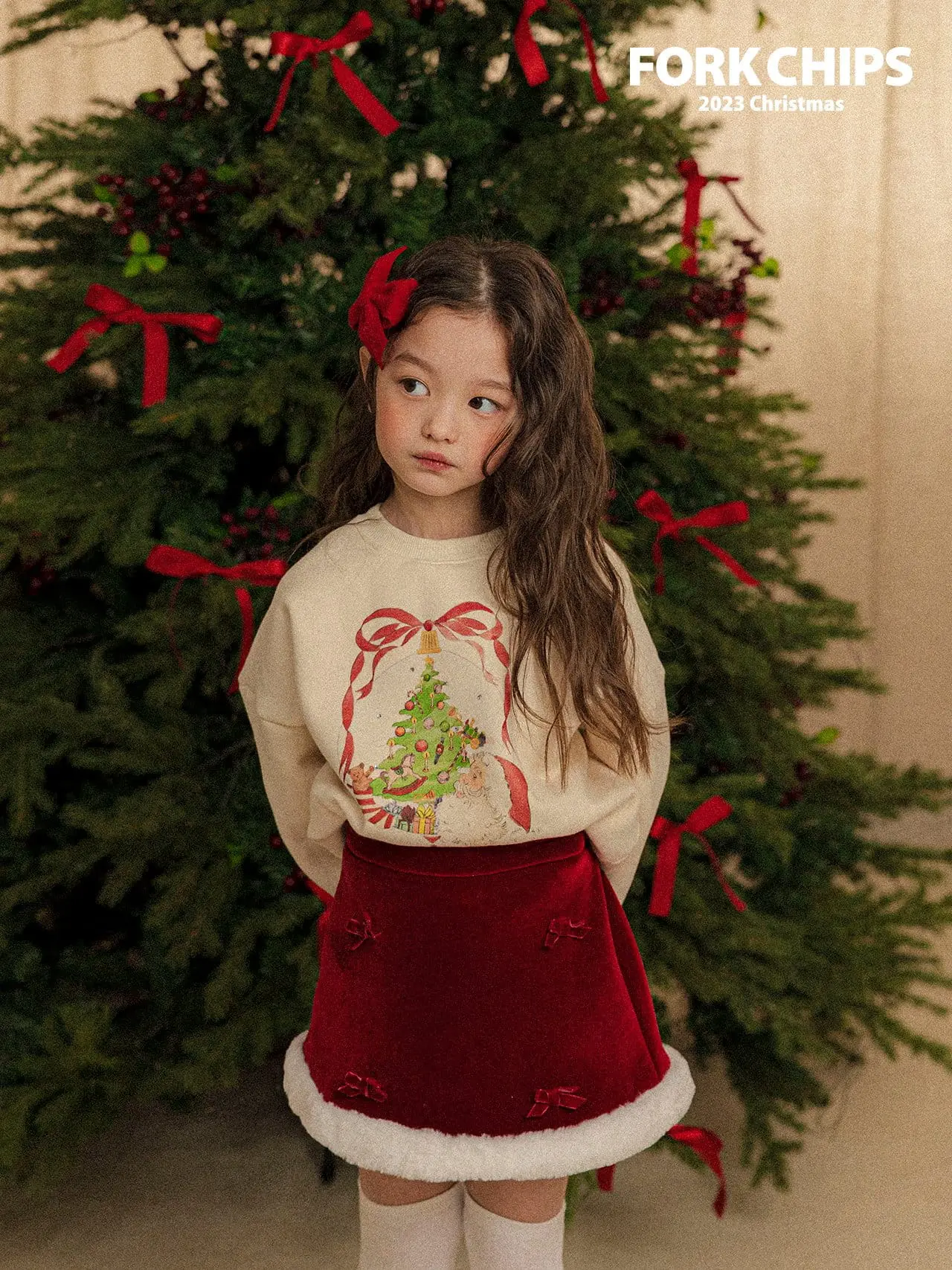 Fork Chips - Korean Children Fashion - #kidzfashiontrend - Snow Ball Sweatshirt - 12