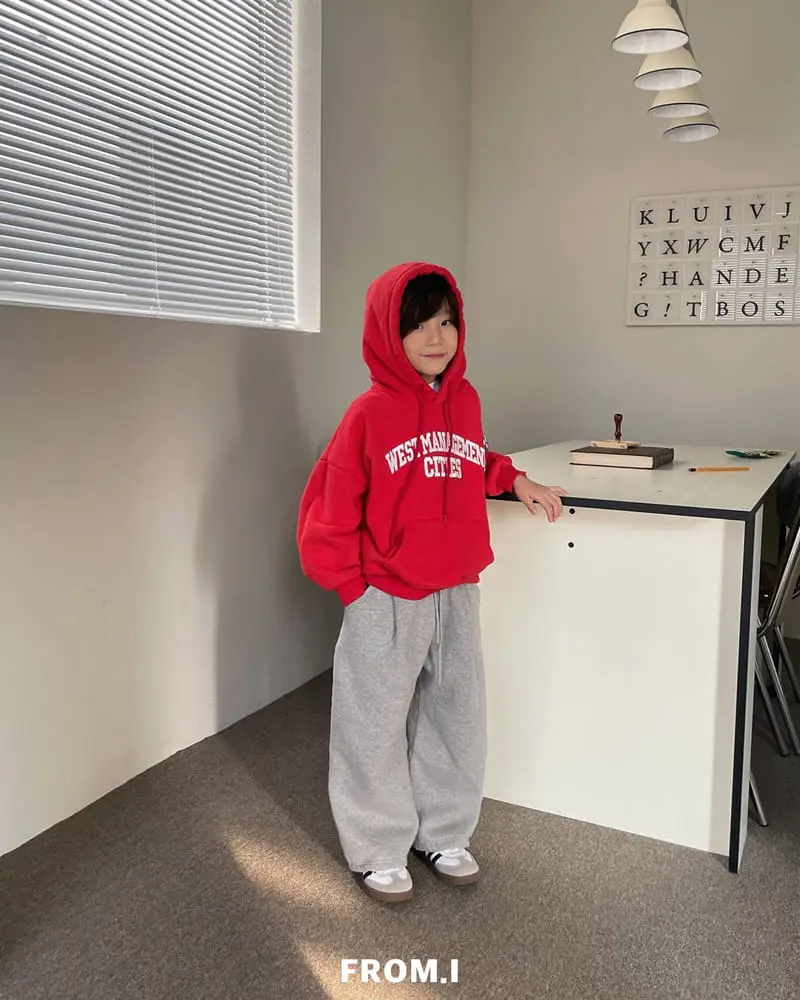 From I - Korean Children Fashion - #Kfashion4kids - West Fleece Hoody Tee - 2