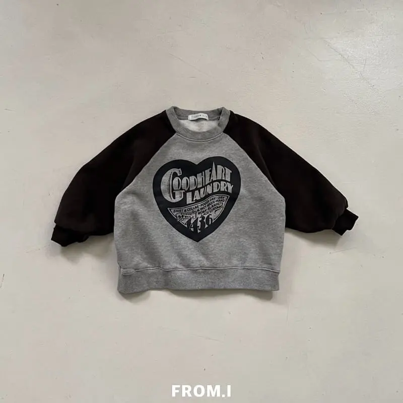 From I - Korean Children Fashion - #childofig - Heart Sweatshirt - 11