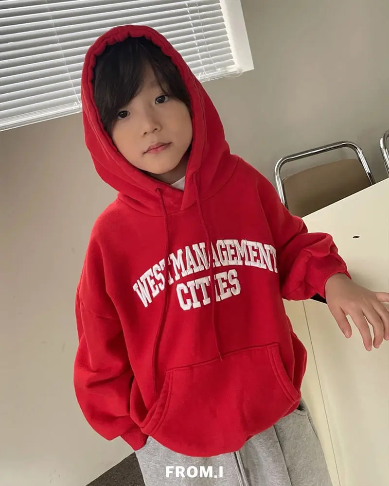 From I - Korean Children Fashion - #childofig - West Fleece Hoody Tee - 7