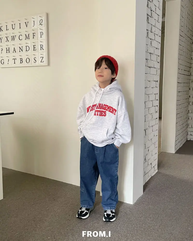 From I - Korean Children Fashion - #childofig - West Fleece Hoody Tee - 8
