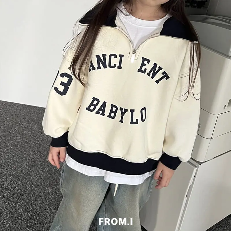 From I - Korean Children Fashion - #childrensboutique - Half Zip-up Sweatshirt - 7