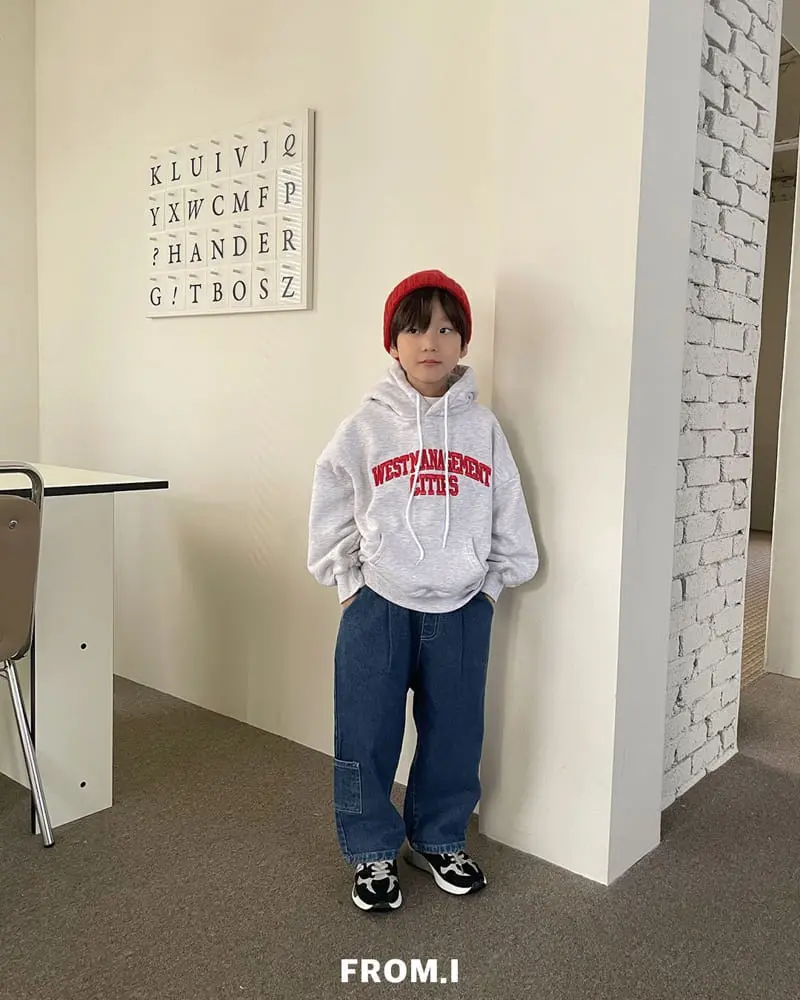 From I - Korean Children Fashion - #designkidswear - West Fleece Hoody Tee - 10