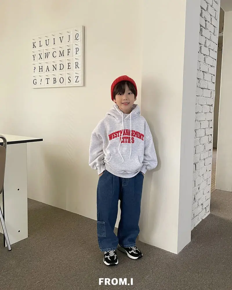 From I - Korean Children Fashion - #discoveringself - West Fleece Hoody Tee - 11