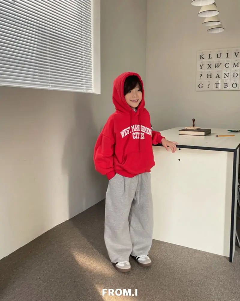 From I - Korean Children Fashion - #littlefashionista - West Fleece Hoody Tee - 3