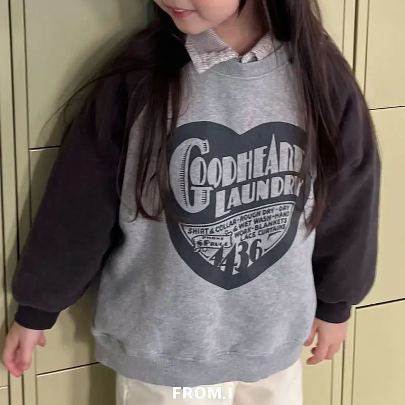 From I - Korean Children Fashion - #minifashionista - Heart Sweatshirt - 9
